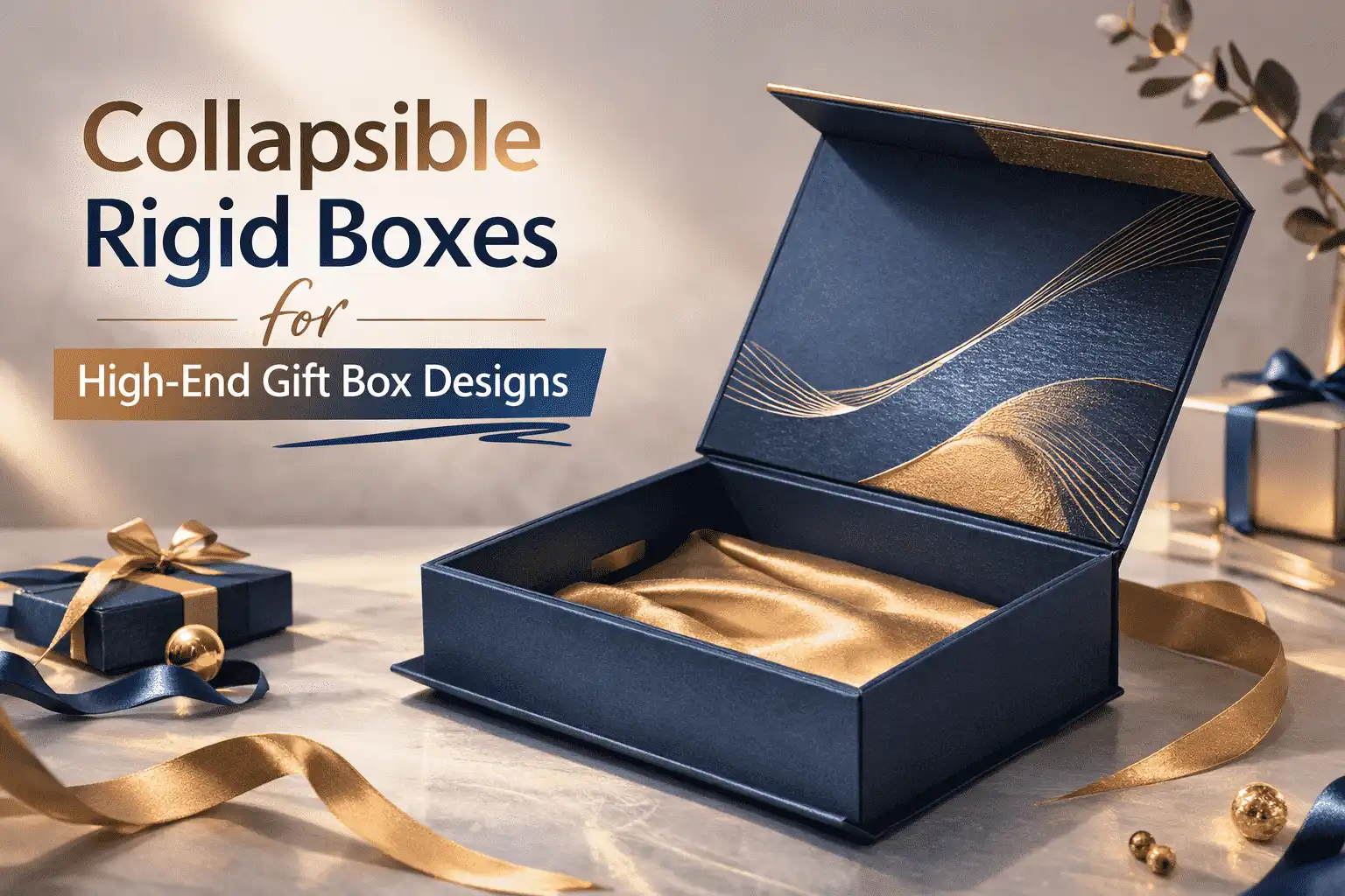 Collapsible Rigid Boxes for High-End Gift Box Designs